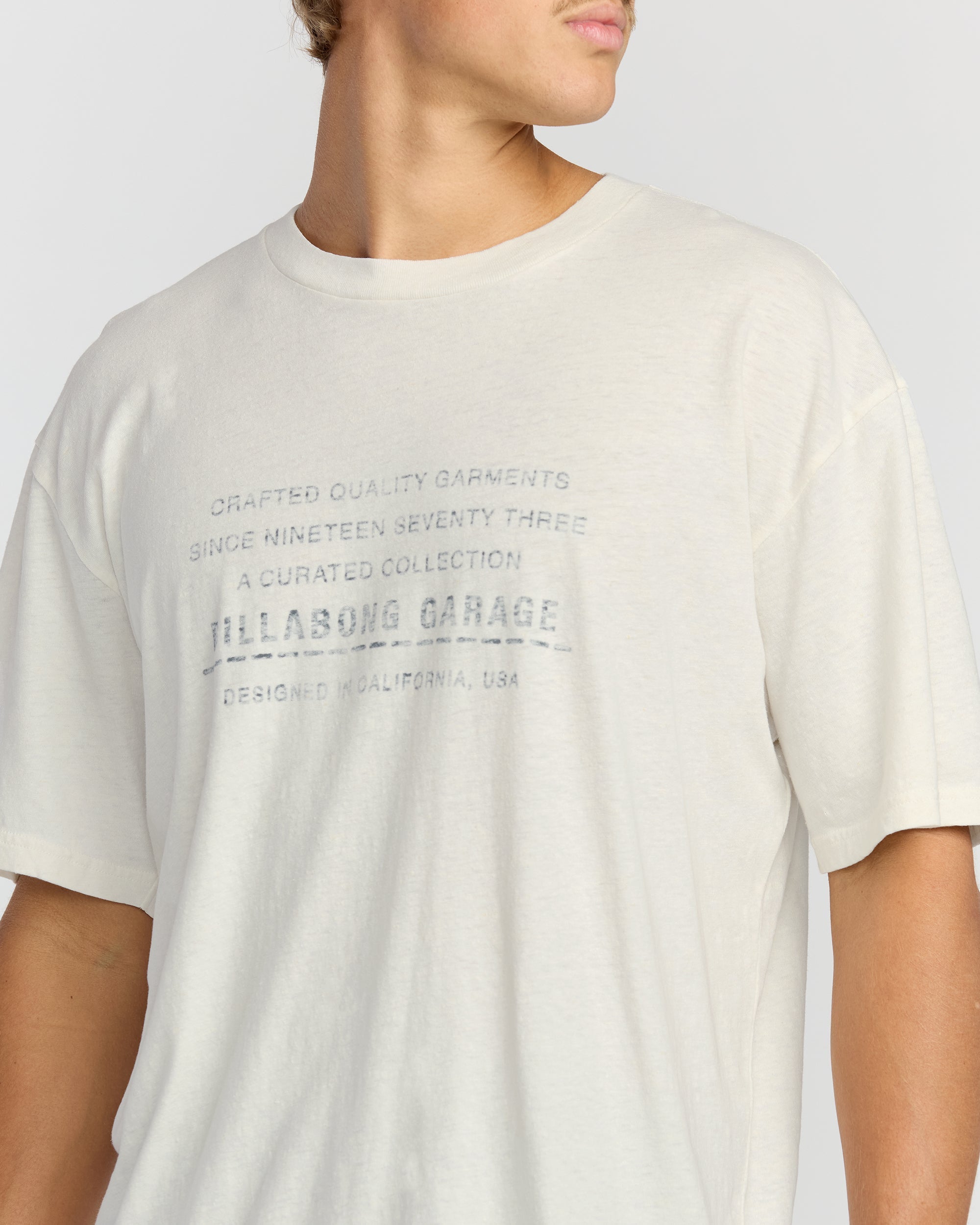 The Label Garage Regular Short Sleeve T-Shirt - Off White