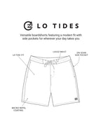 73 Lo Tide 18 Boardshorts - Steel Blue